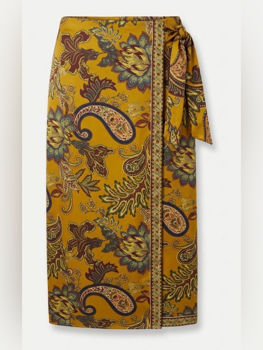Antonio Melani New Paisley Wrap Midi Skirt $199